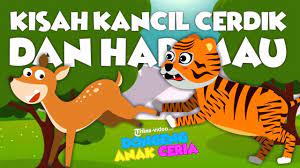 Kisah sang kancil dan buaya. Dongeng Anak Ceria Cerita Kancil Cerdik Dan Harimau Jahat Youtube