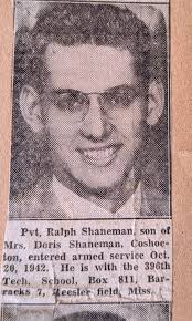 Coshocton men off to join the military 1947 approx.