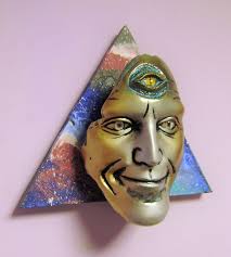 Wall Mask Decor, Decorative Mask Wall Ar, Sculpture by Antonio Mayer