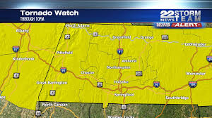 Tap an active alert area on. Severe Weather Alert Tornado Watch For All Of Western Massachusetts Until 10pm Wwlp