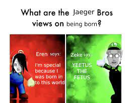 See, rate and share the best brothers memes, gifs and funny pics. Jaeger Bros Advise Titanfolk