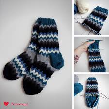 In diesem video stricken wir gemeinsam die musterrunden für die mütze stürmling. Anleitung Socken Mit Zickzack Muster Stricken Lisibloggt