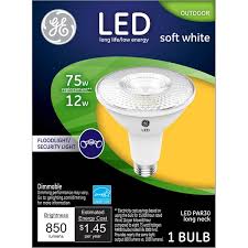 Ge 12 Watt Led Soft White Dimmable Par30 Outdoor Floodlight Security Light 38446 Blain S Farm Fleet