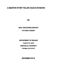 PDF) A MASTER STORY TELLER