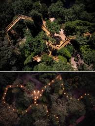 This tree top walk is located west of denmark and east of walpole on the southern ocean coast of the tree top walk (600m or 1,970ft long and 40m or 130ft high) has a gentle gradient, suitable for. A Treetop Canopy Walk In Portugal Provides A Unique View Of The Trees