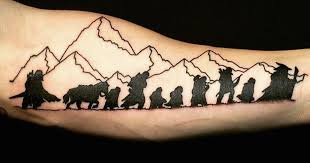 The fellowship of the ring, the lord of the rings. 9 Timeless Lord Of The Rings Tattoos So Your Love For The Classic Story Never Has To Die