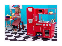 kidkraft red vintage retro kitchen