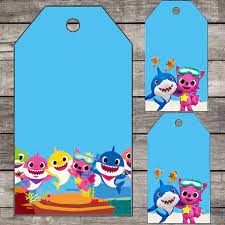 Letter size paper (8.5″ x 11″ or a4: Daisy Celebrates Baby Shark Birthday Party Printable Files