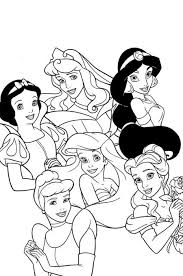ألبومات صور منوعة البوم صور رسومات اطفال مفرغة للتلوين صور بنات وعرائس واميرات Disney Princess Coloring Pages Princess Coloring Pages Disney Princess Colors