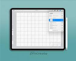 Want to take notes on your ipad or annotate documents with the apple pencil? Procreate App File Graph Paper Square And Dot Grid Etsy