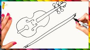 Use yellow as your first two coats and then whatever colors you want thereafter. How To Draw A Violin Step By Step Violin Drawing Easy Violin Drawing Violin Drawing Easy Easy Drawings