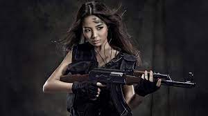 Face the storm, brown cowboy hat, nature, desert. 90 Girls Guns Hd Wallpapers Background Images