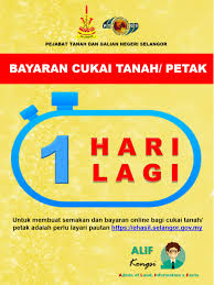 Dibayar 2 kali setahun.untuk detail pasal cukai taksiran ni dari segi pengiraan dan definisi korang boleh pegi ke laman faizaman.com dan baca artikel dia yang bertajuk apa itu cukai taksiran / cukai pintu. Pejabat Tanah Dan Galian Selangor Fotos Facebook