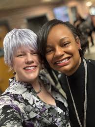 Interim ED Esther Roberts, Director of Shelter Services, Karon Thomas and  Board Members, Steve Hartfield, Richard Unger and Zina Haywood attended the  amazing 2025 Susan B Anthony Awards Dinner