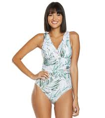 Athena Painted Nature Halter One Piece Swimsuit At Swimoutlet Com Free Shipping