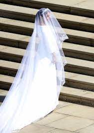 Meghan markle has revealed that her stunning dress on her wedding day contained 'something blue' from her first ever date with her future husband prince harry.looking at her dress and the veil for. Meghan Markle Reveals How She Surprised Prince Harry With Her Wedding Dress Vanity Fair