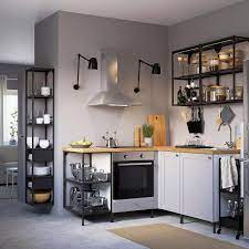 enhet eckkuche anthrazit grau rahmen ikea osterreich kitchen design small kitchen wall storage wall storage