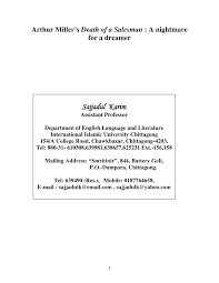 This critical edition offers a wealth of authoritative and. Pdf Arthur Miller S Death Of A Salesman A Nightmare For A Dreamer