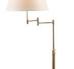 SAFAVIEH Lighting Collection Ingram Swivel Swing Arm Gold 60-inch Living  Room Bedroom Home Office Standing Floor Lamp (LED Bulb Included)