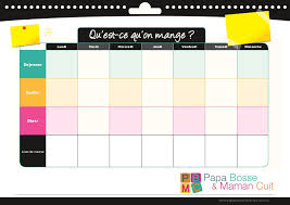Epingle Par Sophie Sur Imprimable Modeles De Menu Planning Vierge Menu Semaine