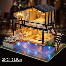 Puppenhaus küche selber bauen puppenhaus selber bauen. Holzpuppenhaus Miniaturen Diy House Kit Lustige Real De