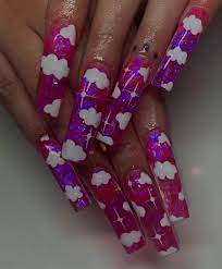 Glitterbels On Instagram Nailbruja Using Glitterbels Premixed Glitter Acrylic Bubblegum Flake Instagram Nails Fun Nails Creative Nails