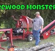 Extreme Fast Automatic Firewood Processing Machine, Modern Wood Cutting  Machine Splitting Firewood