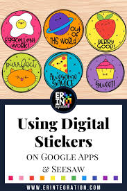 Digital Stickers In Google Classroom And Seesaw In 2020 Digital Sticker Digital Learning Classroom Google Classroom Elementary