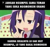 Problem solver:walaupun buta anisa tetap melakukan kebaikan kebaikan mereka membuka toko sembako dan mengundang anak yatim dan fakir miskin untuk diberi santunan. Makanya Jangan Tukang Gosip Ahhhhh Netizen Meme Teks Lucu Kutipan Pelajaran Hidup