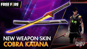 Garena free fire 2021 apk: Free Fire Europe New Weapon Skin Cobra Katana L Garena Free Fire Facebook