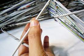 Beberapa contoh bakul dari kertas surat khabar yang sudah di cat @ shellec. Cara Buat Bakul Telur Surat Khabar Myownmood