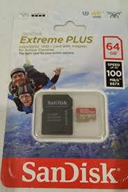 100% original sandisk micro sd card. Sandisk Extreme Plus Micro Sdxc Uhs I 64gb 100mb S Memory Card With Adapter Buy Online In Aruba At Aruba Desertcart Com Productid 65803832