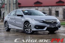 Honda has launched a new base model for the civic, and they call it the 1.8 s. First Drive 2016 Honda Civic 1 8 E Carguide Ph Philippine Car News Car Reviews Car Prices