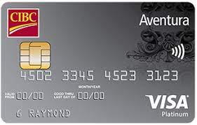 ($1,000 per insured person to a maximum of $2,500 per claim for the cibc aerogold® visa infinite privilege card). Aventura Visa Credit Cards Cibc
