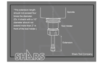 Amazon.com: Shars ER32 Coolant Thru Straight Shank Extension Tool ...