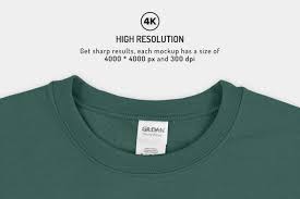 Download Gildan Crewneck Sweatshirt Mockups Design Cuts