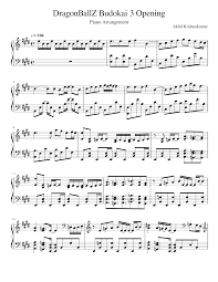 Meteo) in japan, is the third installment of the budokai tenkaichi series. Budokai 3 Opening Sheet Music For Piano Solo Download And Print In Pdf Or Midi Free Sheet Music Musescore Com