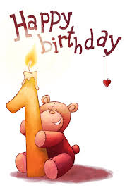 1st Birthday Greetings For Nephew Brown Teddy Bear Birthday Card Greetings Island 1st Birthday Cards Birthday Card Printable Birthday Cards