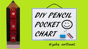 diy pencil pocket chart