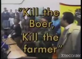 Indala eka kill the boer kill the famer. Lesi siqubulo sasithandwa uPeter  Mokaba. Kodwa owayengumengameli uNelson Mandela wamqonda uMokaba wathi  kayiyeke lento. | Indala impi kadubulibhunu kayiveli manje UJulius Malema  uhamba ezicathulweni
