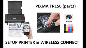 Make sure that the printer is turned on. Pixma Tr150 Part2 Setup Printer And Wireless Connect Canon Print App Youtube