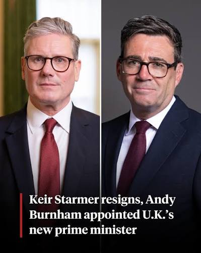 Andy Burnham has become the United Kingdom's seventh prime minister this  past decade. The former mayor of Manchester is considered to be more  left-leaning than Keir Starmer, who was pushed to resign