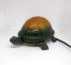 Vintage Turtle Accent Night Light Glass And Cast Iron Etsy Night Light Night Light Bulbs Vintage