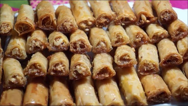 طريقة عمل البقلاوة - جلاش محشى مكسرات - اليوم السابع