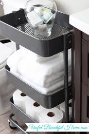 Bathroom Organizing With An Ikea Raskog Cart To Help With Images Bathroom Storage Solutions Ikea Raskog Cart Ikea Raskog