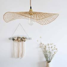 Suspension En Bambou Libellule Deco Chambre Nature Luminaire Chambre Deco Luminaire