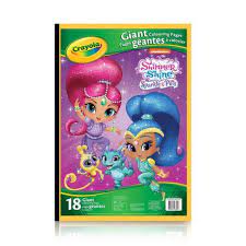 In 1992, crayola released a set of eight multicultural crayons which come in an assortment of skin hues that give a child a realistic palette for coloring their world. 13 the eight colors used came from their standard list of colors (none of these colors are exclusive to this set), and the set was, for the most part, well received, though. Crayola Giant Colouring Pages 18 Pages Shimmer Shine Walmart Canada Colouring Pages Crayola Drawing Books For Kids