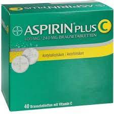 Aspirin plus, hafif ve orta şiddetteki migren, bel, omuz, boyun ağrıları, kas ağrısı, romatizmal ağrılar ile nezle (rinit), grip ve soğuk algınlığına bağlı genel vücut kırgınlığı, baş ağrısı, kulak, boğaz ağrılarının giderilmesinde ve ateşin önlenmesinde kullanılır. Schmerzmittel Arzneimittel Apotheke Kursch Onlineshop