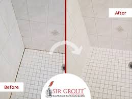 The type of caulking used in this case remains soft and flexible after it cures. Our Caulking Service In Stratford Ct Left This White Shower Stall Looking Completely Renewed
