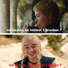 Im speziellen ist „gar kein bock ein deutsches meme , das im sommer 2020 entstand. Game Of Thrones Memes Deutsch Couch Tiger